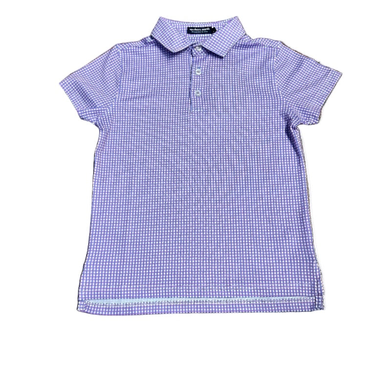 WALKER PERFORMANCE POLO WHARF PURPLE & WINE