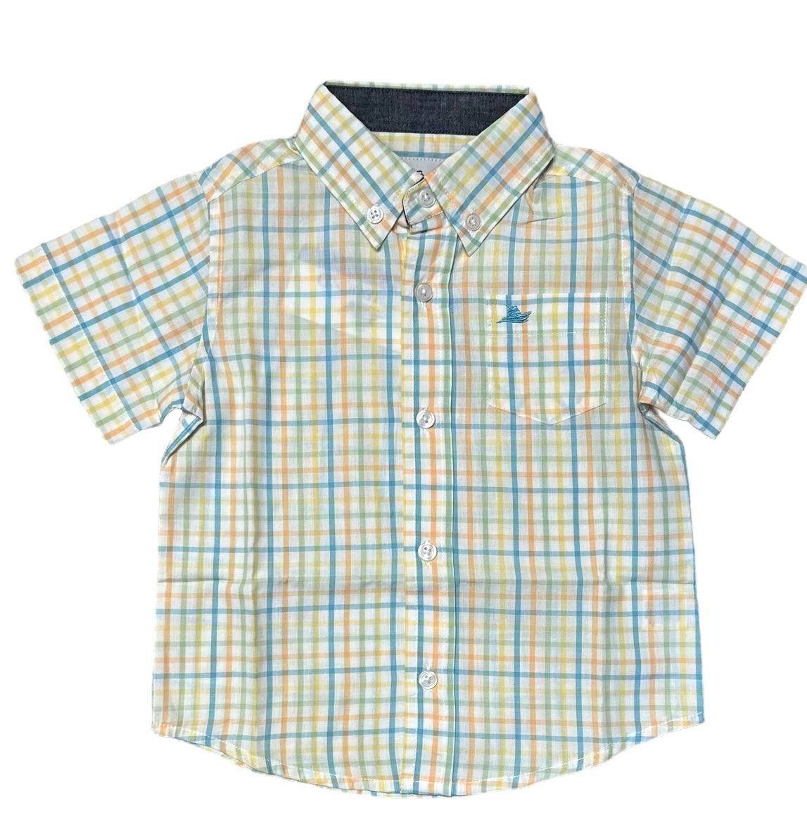 SOUTHBOUND SS DRESS SHIRT PETIT FOUR/GOLDEN/REED/PEACH