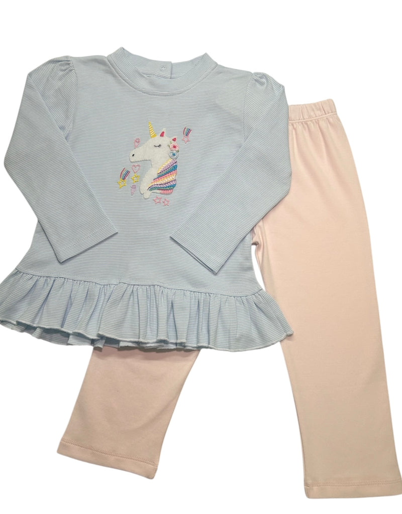 SQUIGGLES RAINBOW UNICORN PANT SET