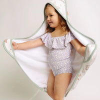COPPER PEARL LUNA PREMIUM BABY KNIT HOODED TOWEL