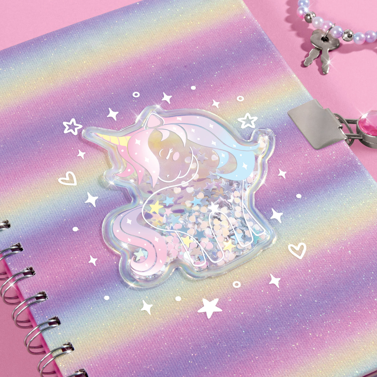 Make It Real Unicorn Locking Journal Set