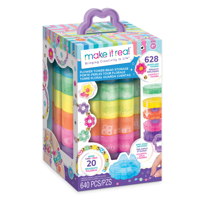 Make It Real Flower Tower Bead Storage