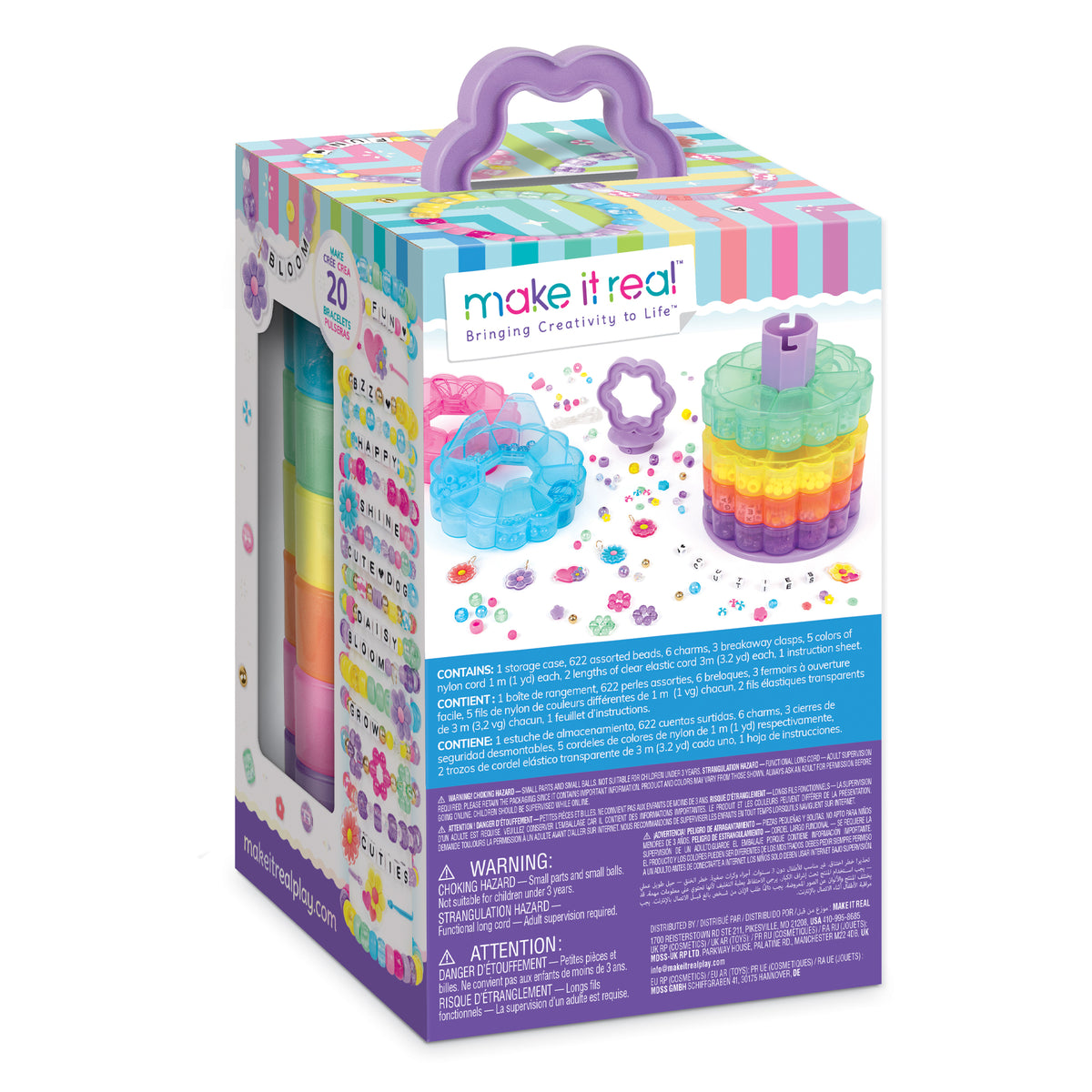 Make It Real Flower Tower Bead Storage