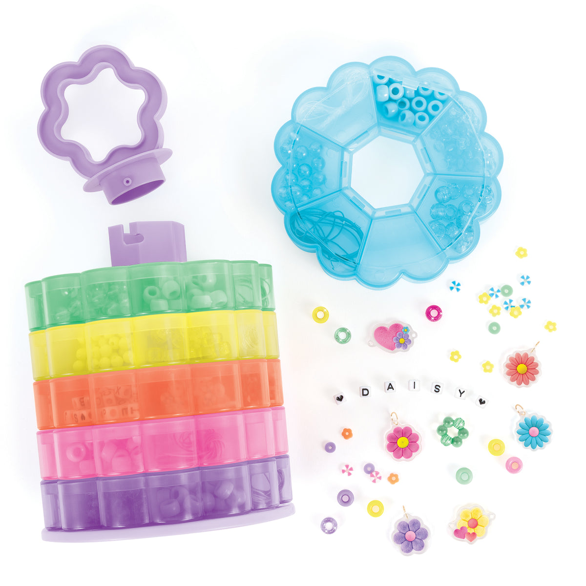 Make It Real Flower Tower Bead Storage