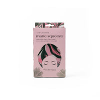 Lemon Lavender Mane Squeeze Reversible Satin Hair Towel