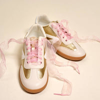 The Darling Effect Step It Up Shoelaces | Sheer Pink