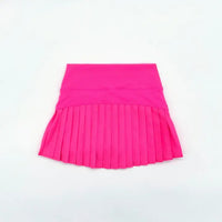 BLENDED SPIRIT HOT PINK ATHLETIC PLEAT SKIRT