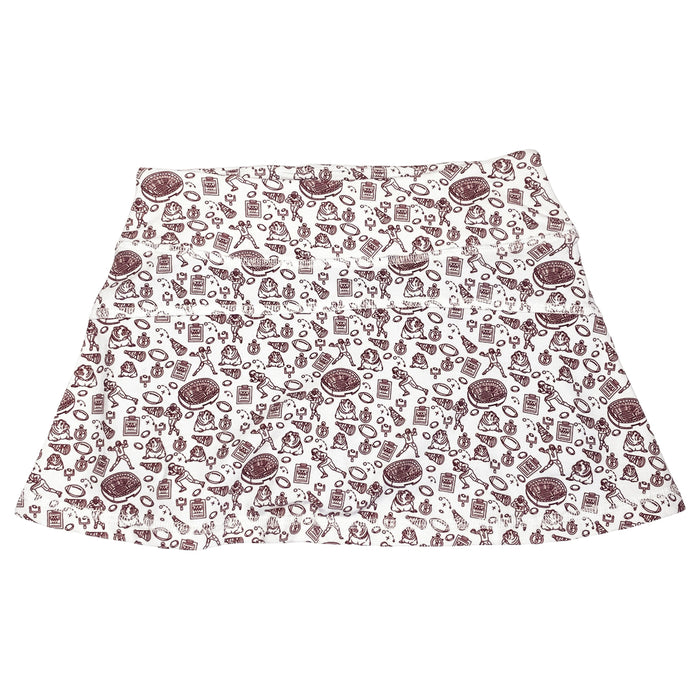 Maroon Bulldog Active Girls Skorts