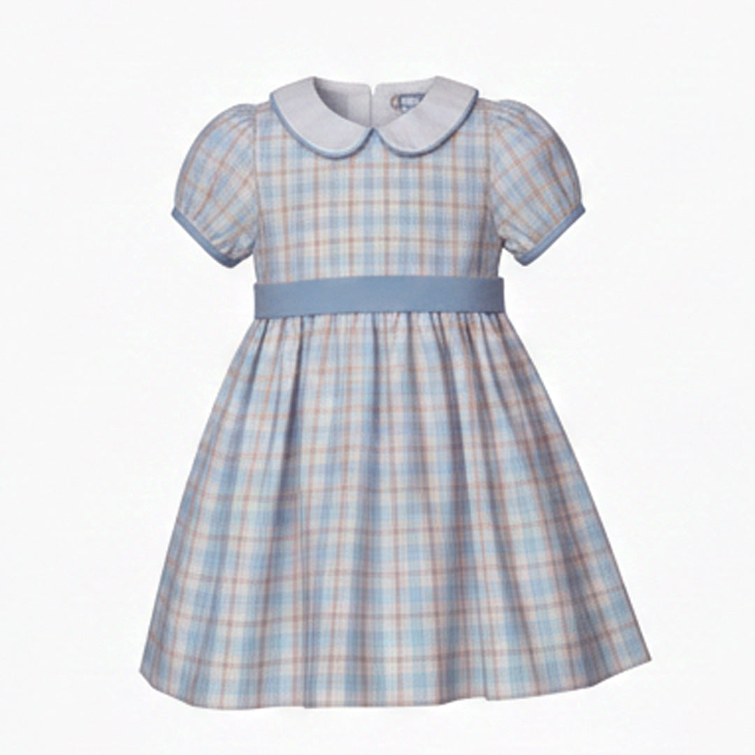 Pink/Blue Plaid Dress
