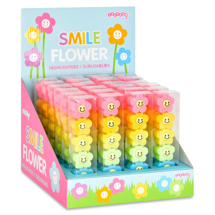 ISCREAM SMILE FLOWER STACKABLE MARKERS