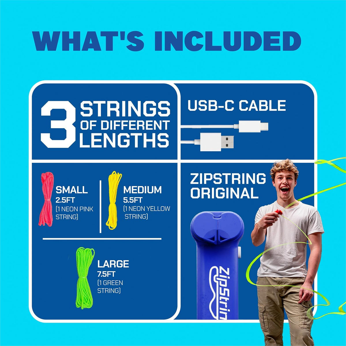 Zipstring Glow In The Dark Web Shooter