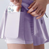 GIRLS BUTTERFLY SHORTS WITH SPANDEX LINER LAVENDER