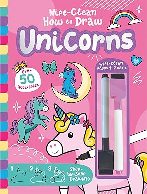 Wipe Clean How To Draw Unicorns