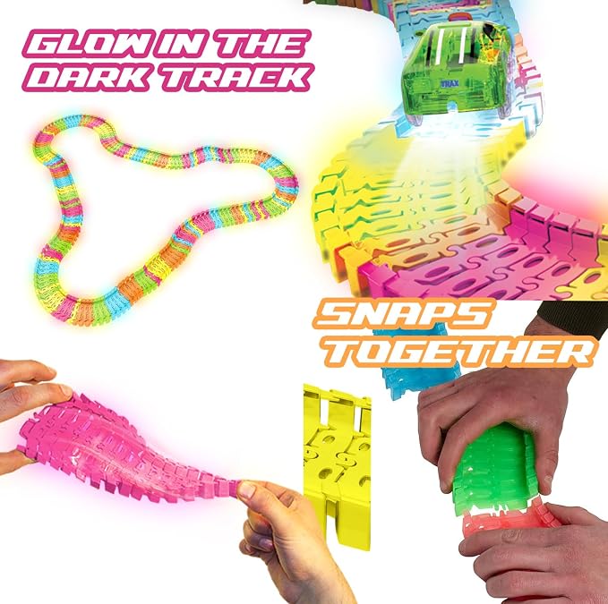Mindscope Neon Glow Twister Tracks 221 (11 feet) Neon Glow Track + 1 P