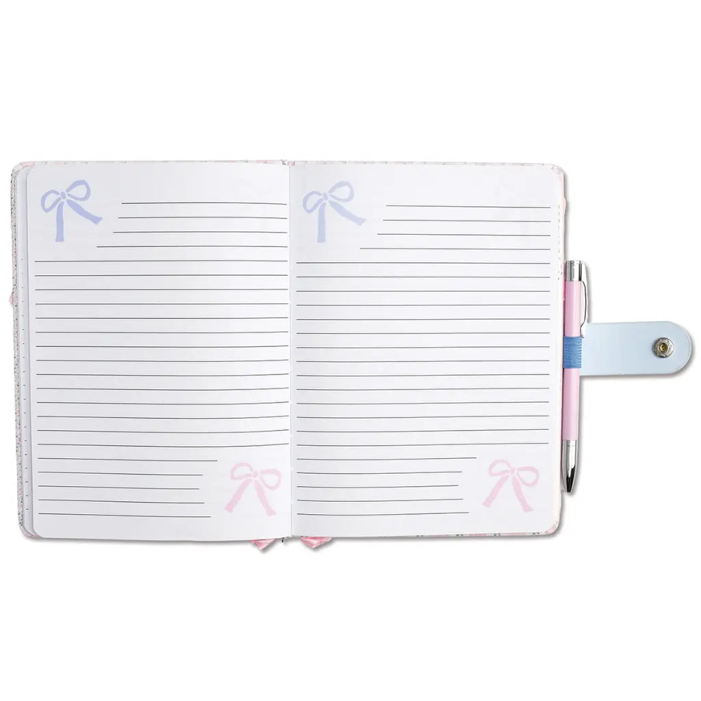 Iscream Floral Stripes Journal