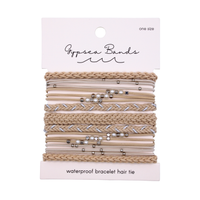 Latte Hair Tie Bracelets
