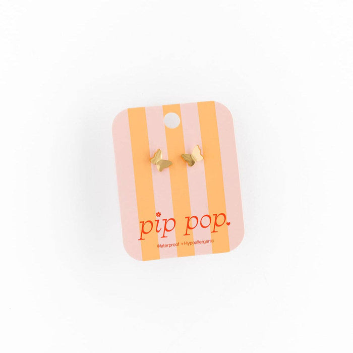 Pip Pop Post Butterfly Stud Earrings