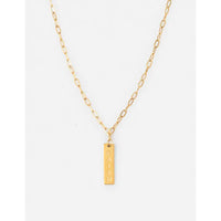 ELEVATED FAITH GOLD FAITH NECKLACE