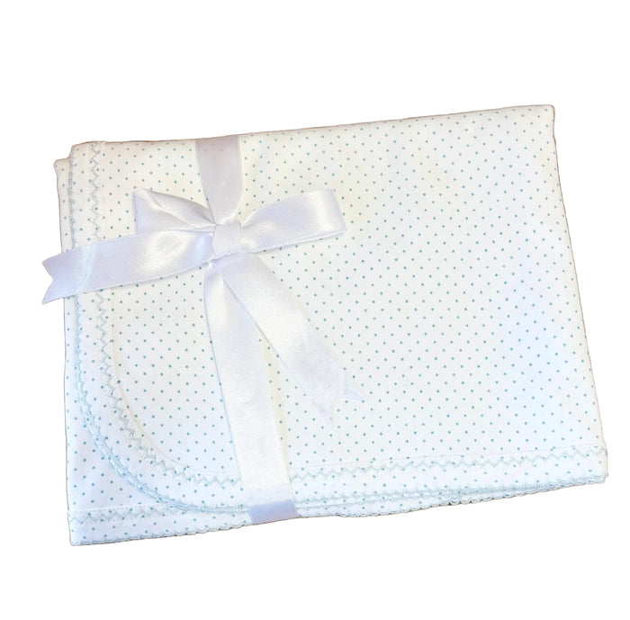 Blue Micro Dot Blanket