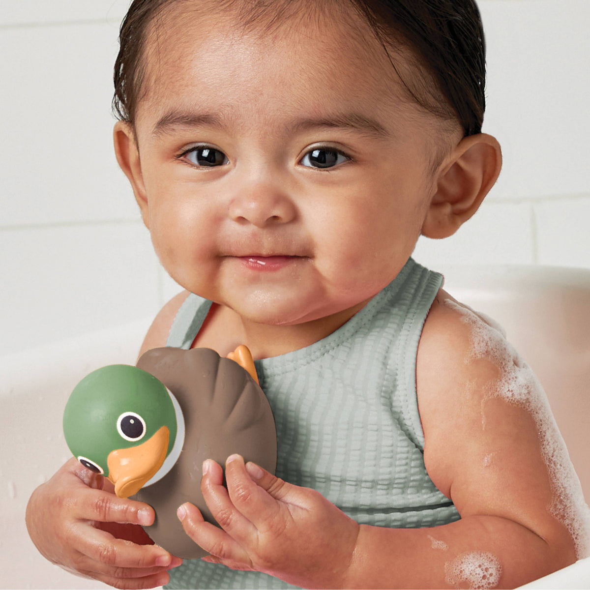 Itzy Ritzy Itzy Ducky Family™ - Bath + Water Table Toys: Mallard
