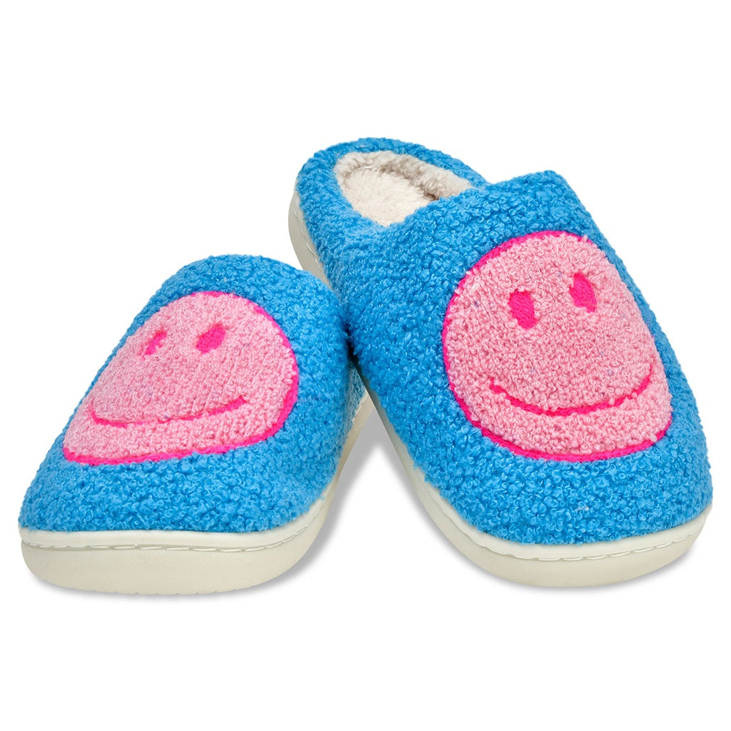 ISCREAM PINK & BLUE HAPPY SLIPPERS