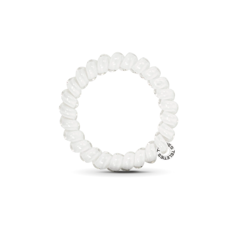 TELETIES COCONUT WHITE LARGE HAIR TIES