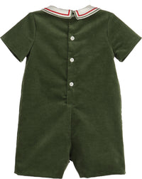 Luli & Me Mistletoe Velvet Bubble Green