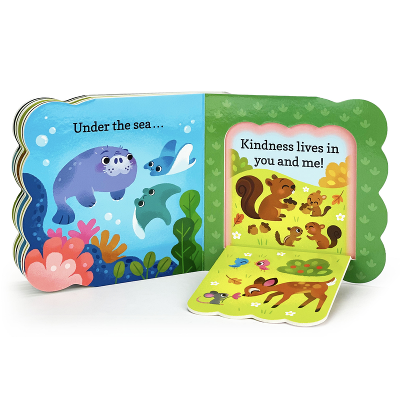 BABIES LOVE KINDNESS LIFE-A-FLAP BOARD BOOK