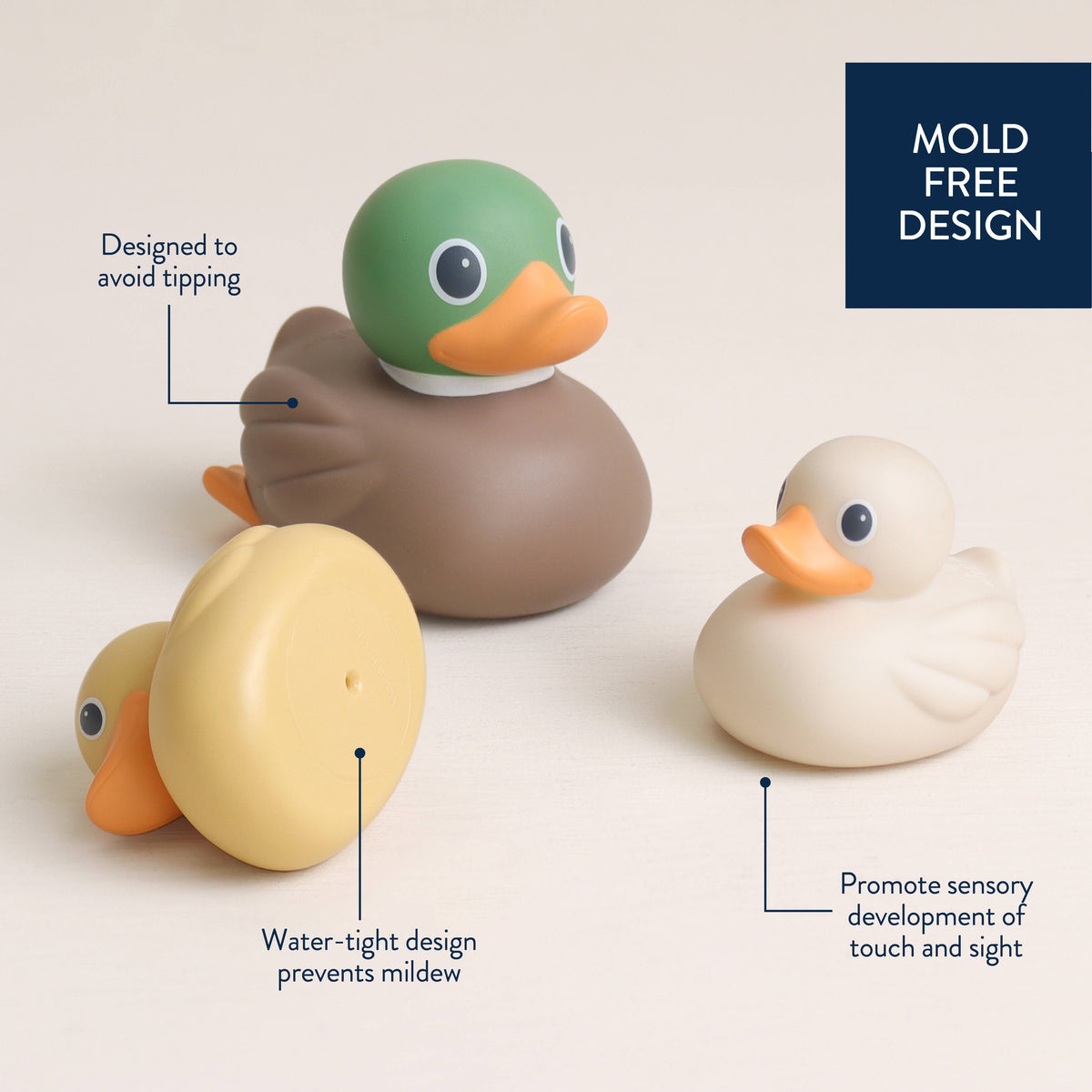 Itzy Ritzy Itzy Ducky Family™ - Bath + Water Table Toys: Mallard