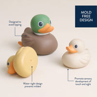 Itzy Ritzy Itzy Ducky Family™ - Bath + Water Table Toys: Mallard