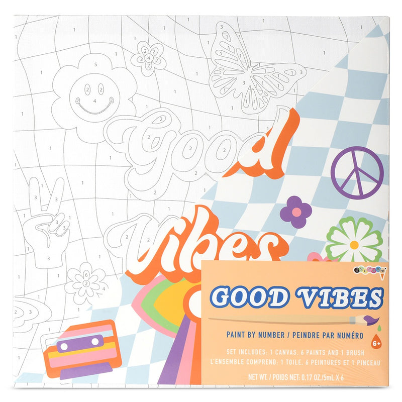 ISCREAM GOOD VIBES PAINT BY NUMBER