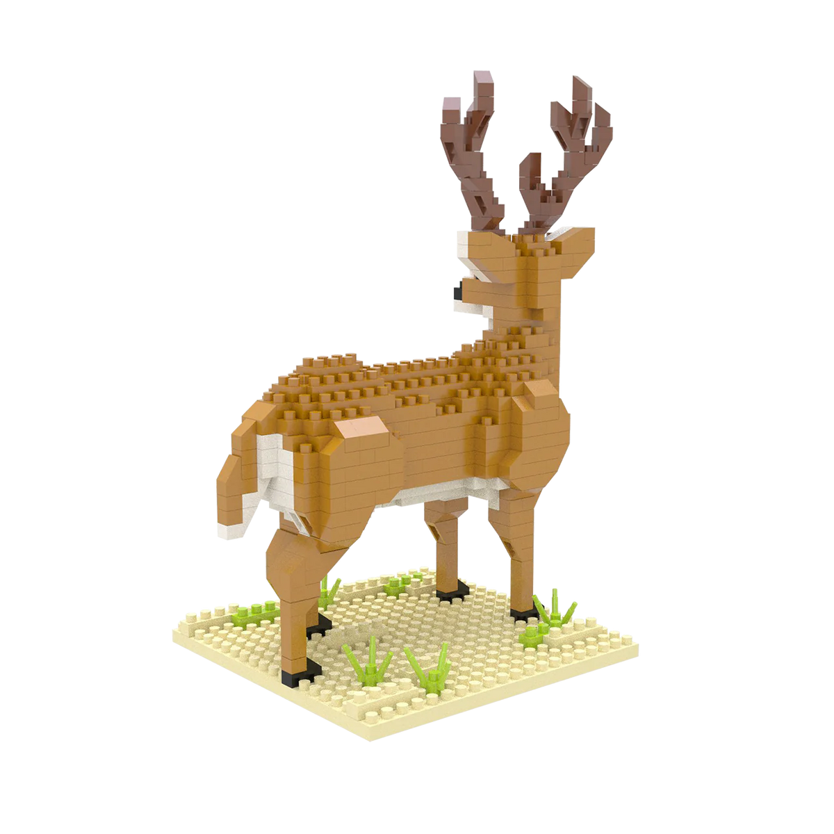 MINI BLOCK MEDIUM WHITE TAILED BUCK