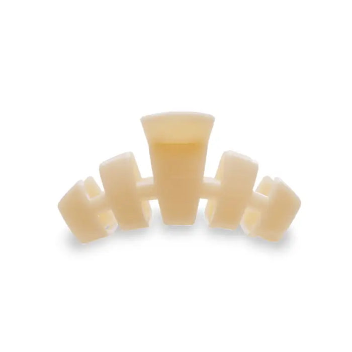 TELETIES CLASSIC ALMOND BEIGE SMALL HAIR CLIP
