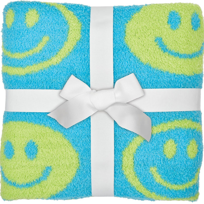ISCREAM SMILES COZY KNIT BLANKET