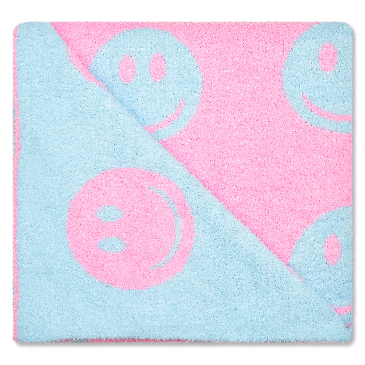 ISCREAM MADE YOU SMILE COZY KNIT BLANKET