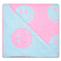 ISCREAM MADE YOU SMILE COZY KNIT BLANKET