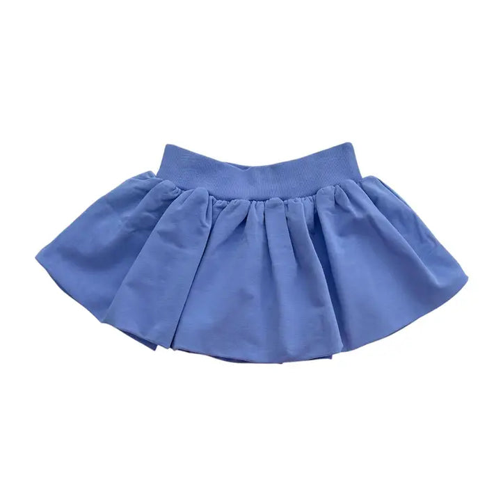 LITTLE OLIN BLUE GATHERED SKORT