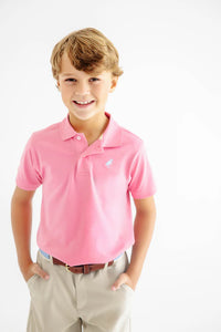PRIM AND PROPER POLO HAMPTONS HOT PINK/BUCKHEAD BLUE