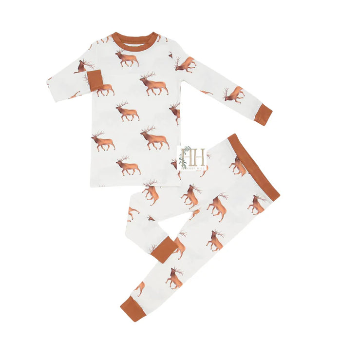 HAMNER HILL BOYS ELK LOUNGEWEAR SET