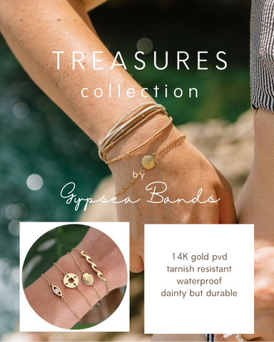 14K Gold bracelet set  Compass