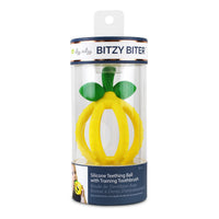 Bitzy Biter™ Teething Ball Baby Teether Lemon
