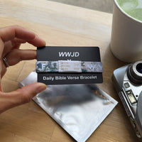 Daily Bible Verse "Wwjd X Hwlf" Bracelet  Light Camo