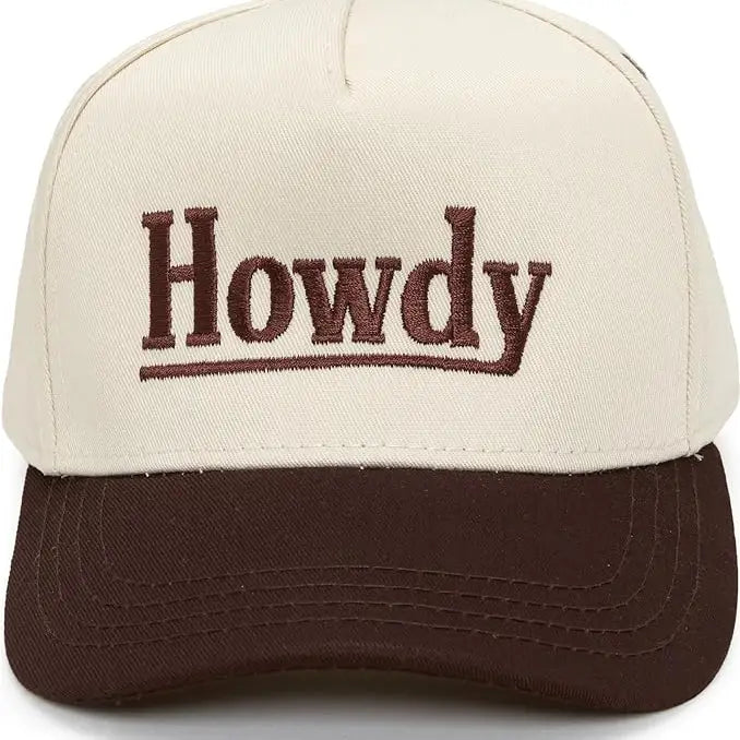 KIDS/BABY 2 TONE VINTAGE CAP HOWDY