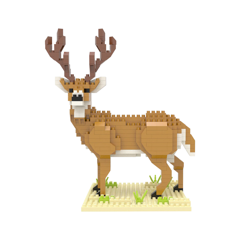 MINI BLOCK MEDIUM WHITE TAILED BUCK