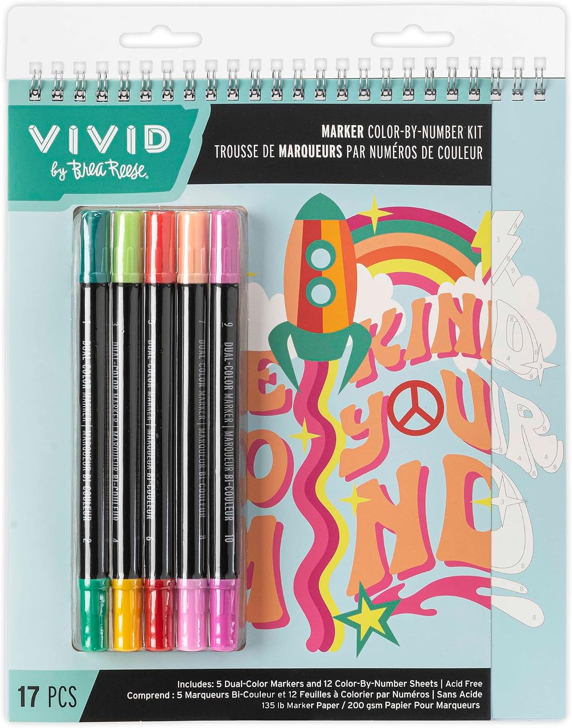 Momenta Vivid By Brea Reese Good Vibes Marker Notepad
