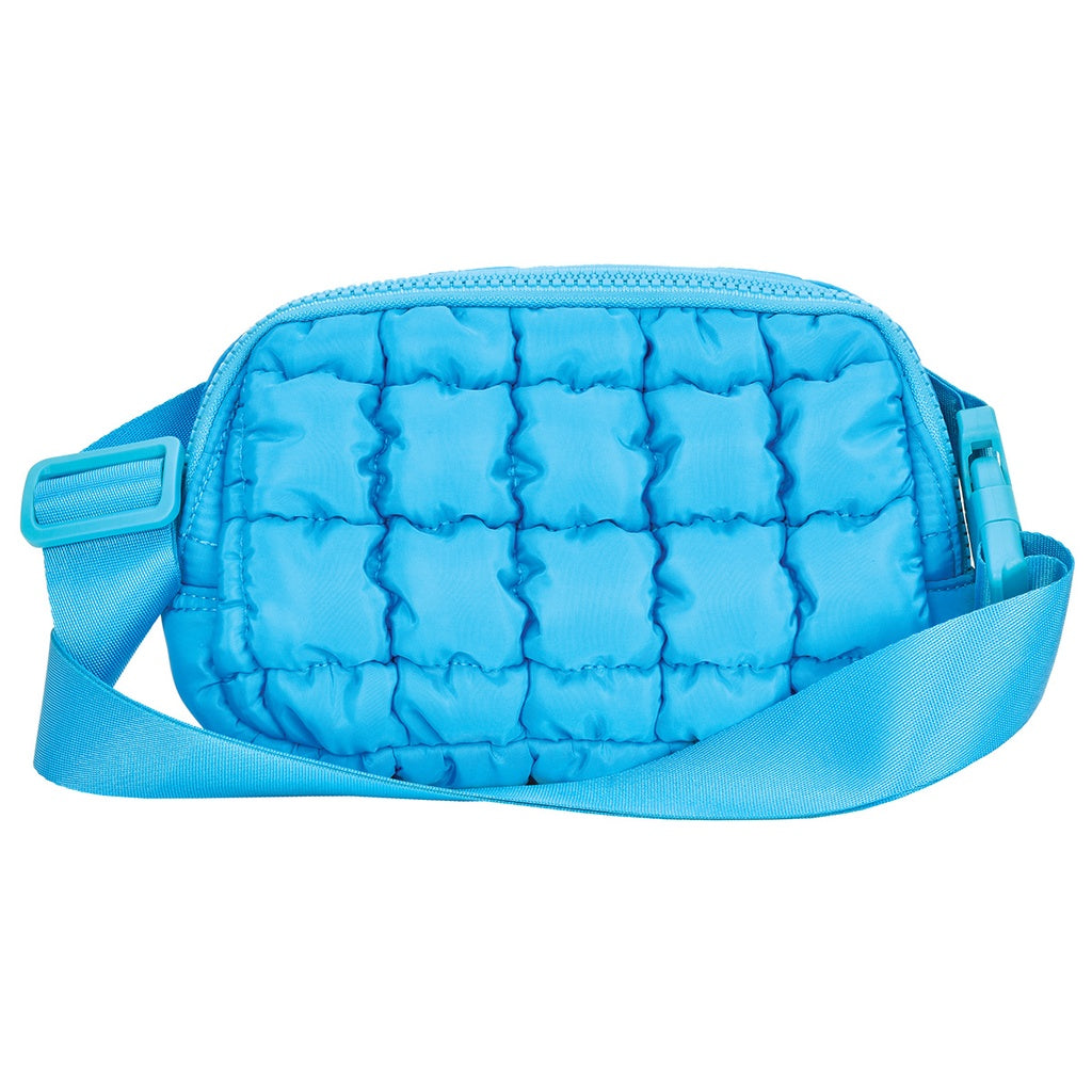 ISCREAM BRIGHT BLUE QUILTED BELT BAG