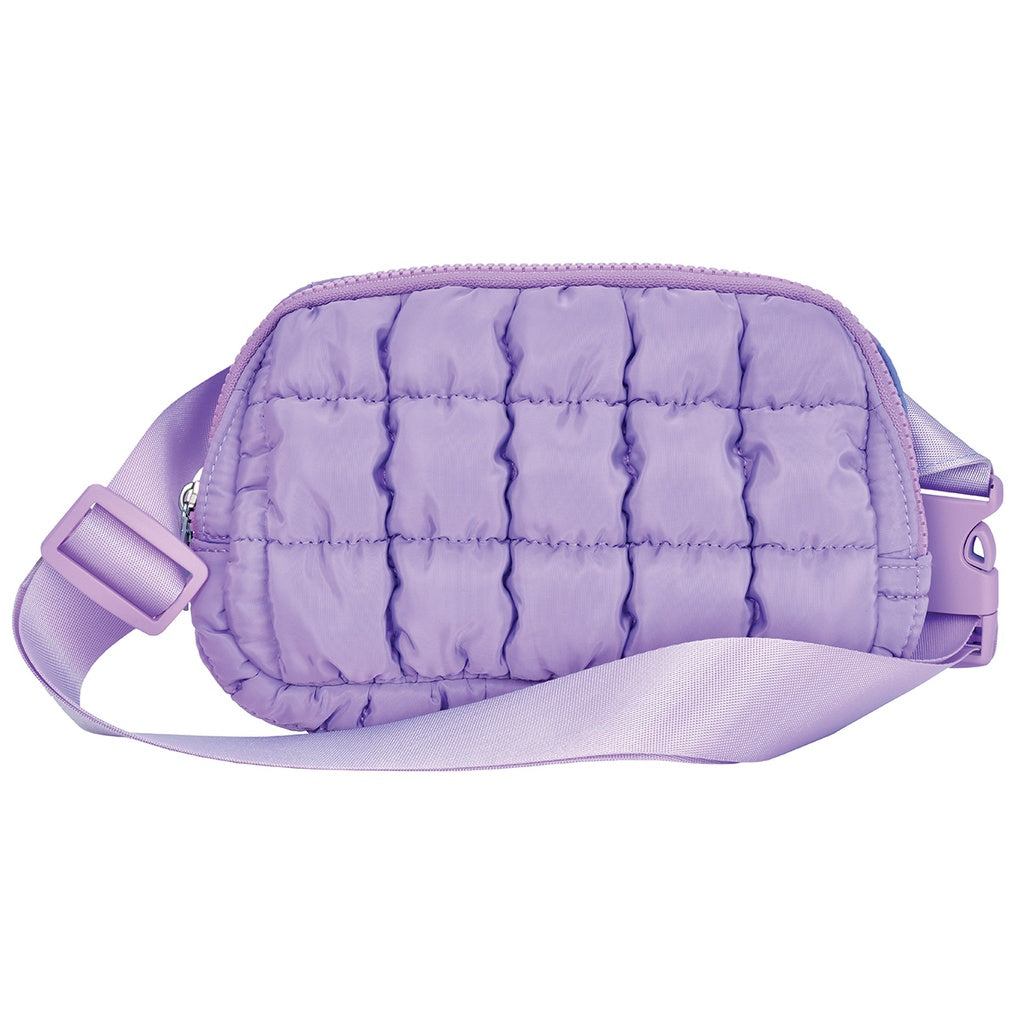 ISCREAM VIVID VIOLET QUILTED BELT BAG