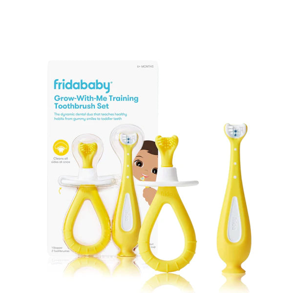 FRIDABABY GROW WITH ME TRAINING TOOTHBRUSH SET