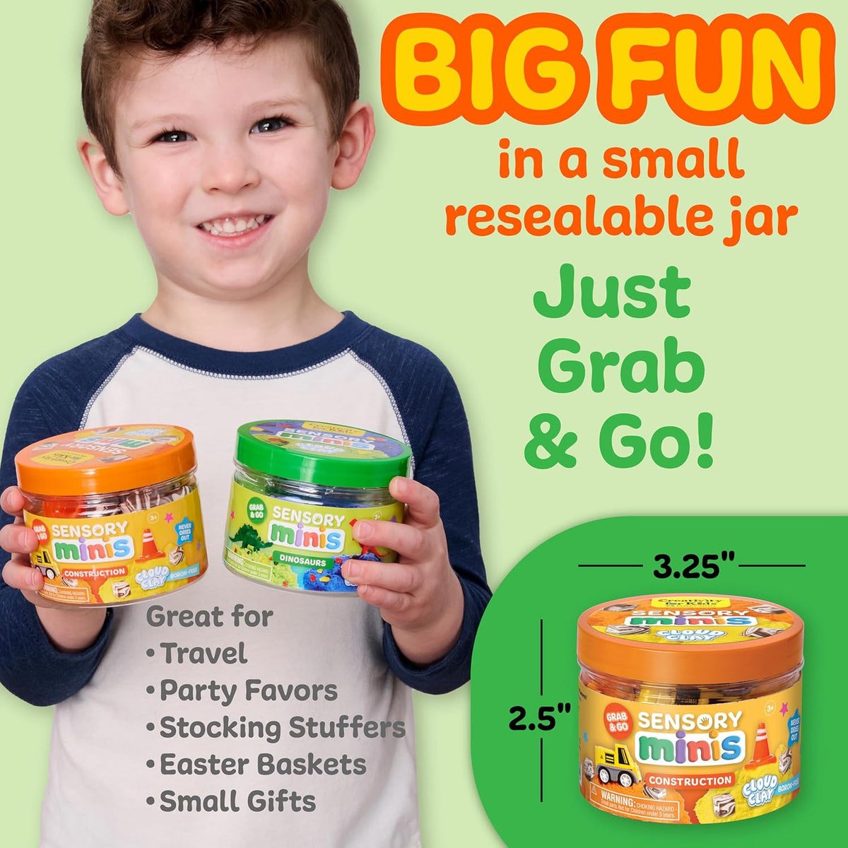 Sensory Mini Cloud Clay Assortment