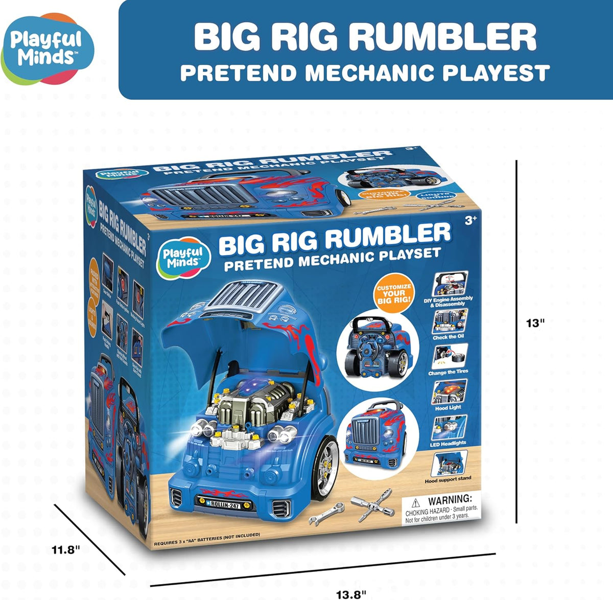 PLAYFUL MINDS BIG RIG RUMBLER